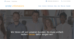 Desktop Screenshot of ender-informatics.ch